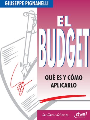 cover image of El Budget. Qué es y cómo aplicarlo